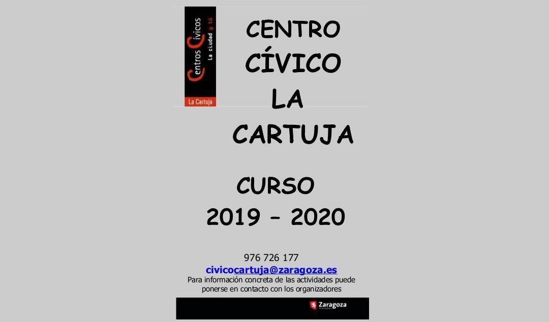 Cursos 2019-2020 Centro Cívico La Cartuja Baja