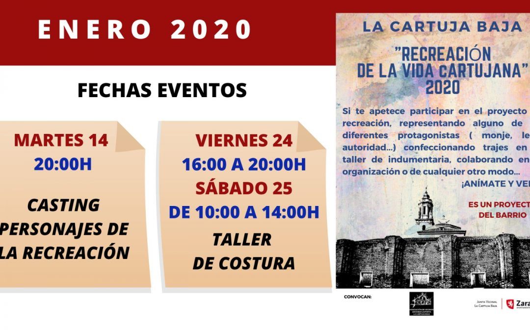 “Recreación de la vida Cartujana 2020”