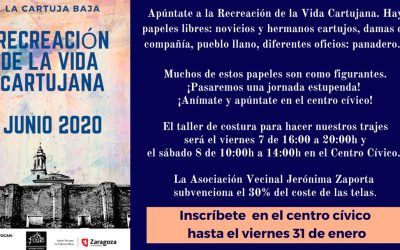 La Cartuja Baja: Recreación de la vida cartujana en Junio de 2020