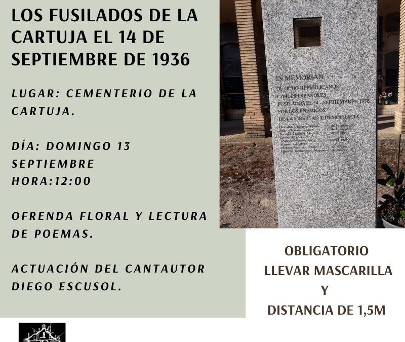 Acto de Homenaje a los fusilados de La Cartuja