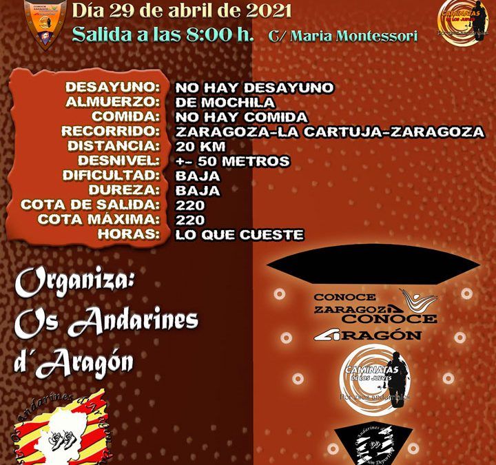 Andadas primaverales en La Cartuja 2021