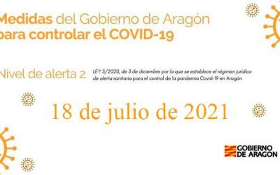 Medidas COVID 18 de junio de 2021