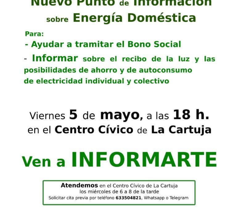 Charla de presentación del punto de información sobre energía doméstica