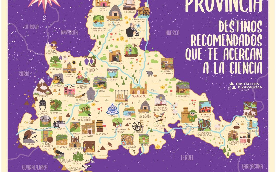 La DPZ edita un Mapa para acercar la Ciencia a los Escolares