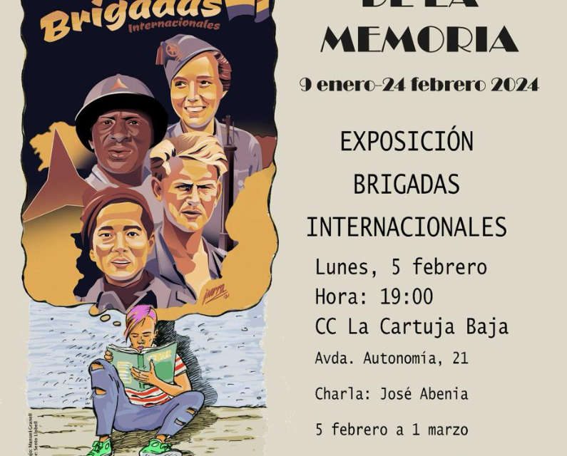 Exposición sobre las Brigadas Internacionales en La Cartuja