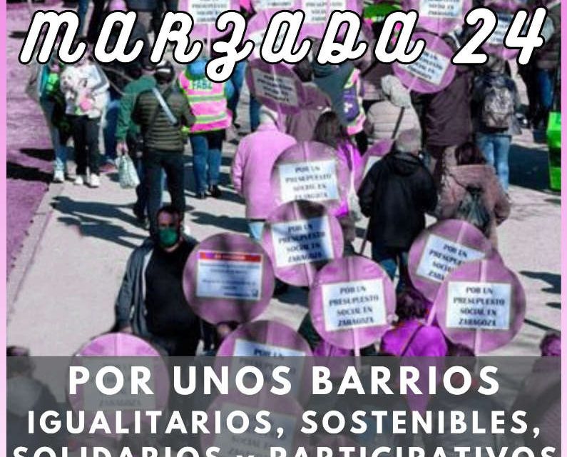 Cincomarzada 2024, por unos barrios igualitarios