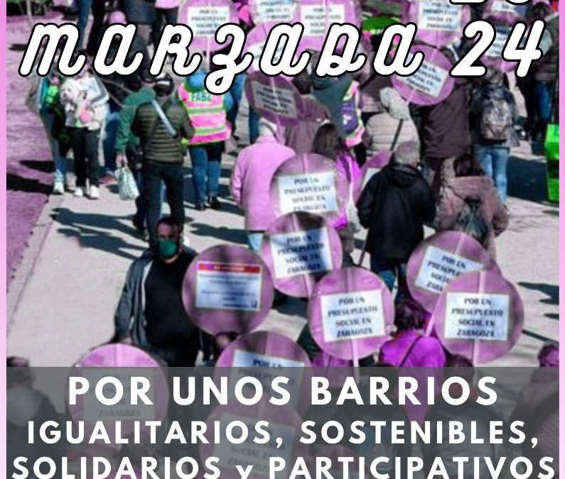 Cincomarzada 2024, por unos barrios igualitarios