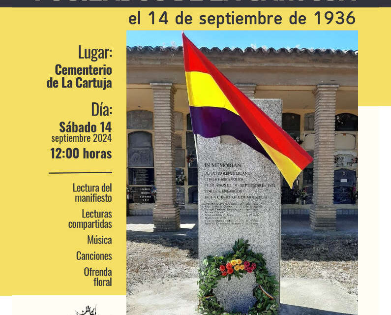 Homenaje a los vecinos fusilados de la Cartuja 2024