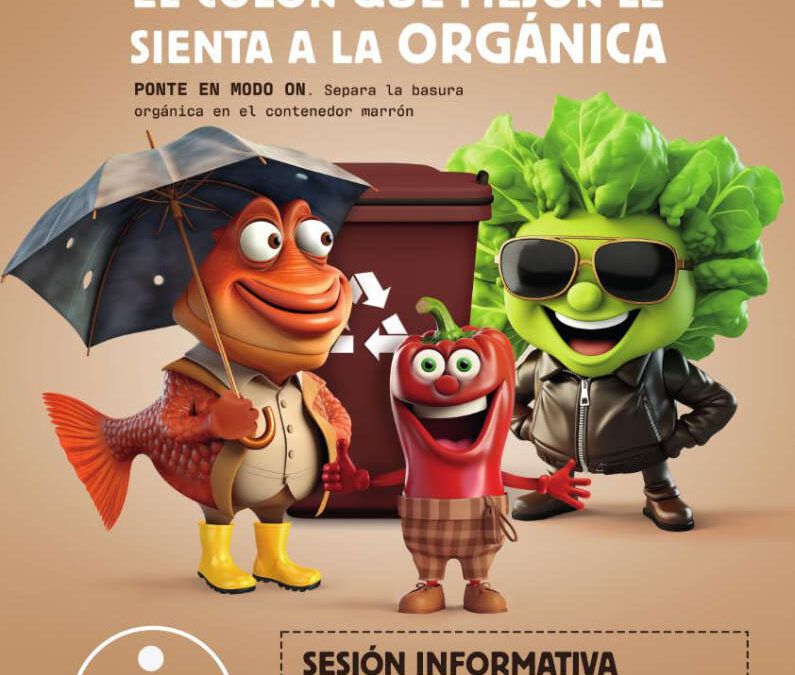 Sesión informativa sobre el contenedor marrón en La Cartuja