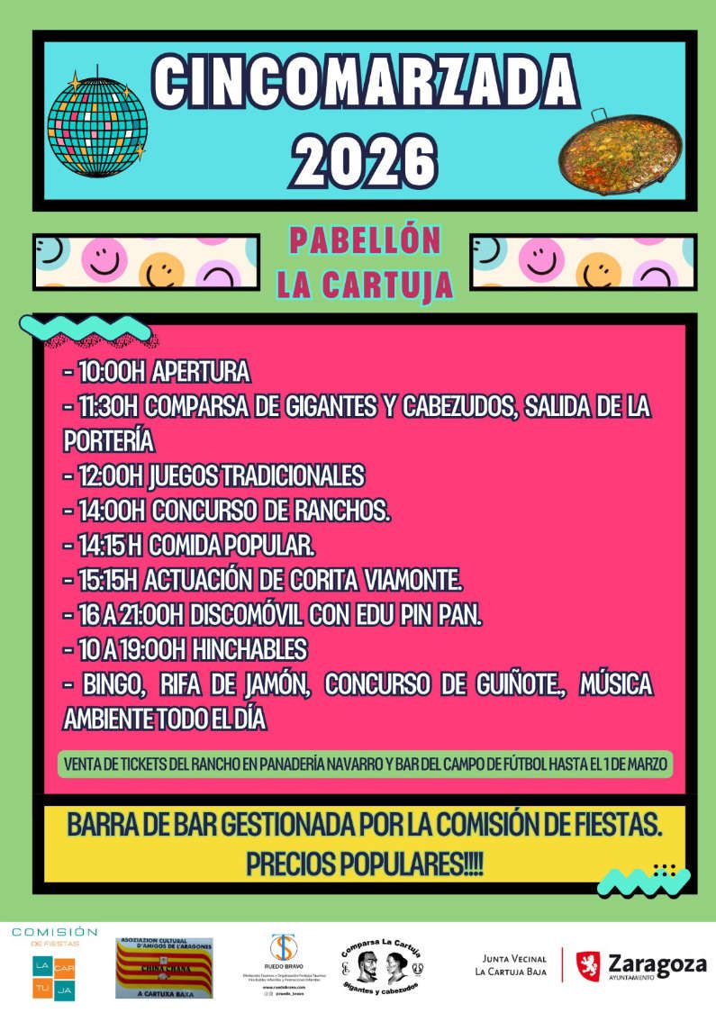 Cincomarzada 2026 en la cartuja